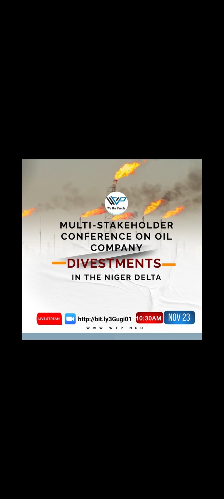 Read more about the article Multi-Stakeholder Conference on Oil Company Divestments in the Niger Delta