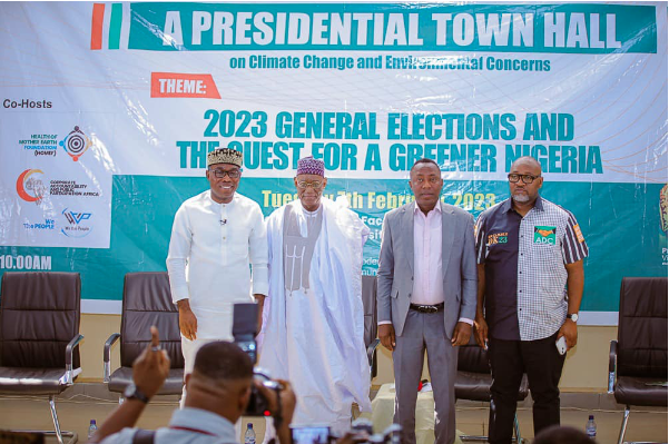 Read more about the article Nigeria’s 2023 Elections and the Quest for a Greener Nigeria: A Presidential Town Hall on Climate Change and Environmental Concerns