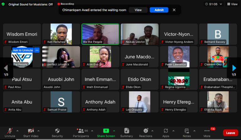 We the People holds Webinar to Commemorate 3rd Anniversary of the #EndSARS Protests, Reflect on Police Accountability for Atrocities