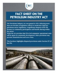Read more about the article Petroleum Industry Act, Section 257 Factsheet