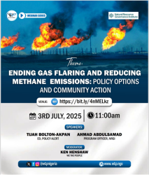 Read more about the article We the People and NRGI Host Webinar on “Ending Gas Flaring and Reducing Methane Emissions